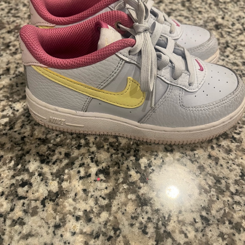 Nike Kids' Light blue/gray and Yellow Sneakers